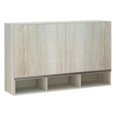 Imagem de Armário Luciane 120cm 2 Portas C/Nicho Luci Legno Crema