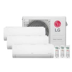 Imagem de Ar Condicionado Multi Split Tri Split Inverter LG 24000 BTUs 2X9000+1X12000 Quente e Frio 220V A3UW24GFA3.AWGZBR1