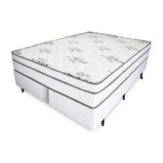 Imagem de Cama Box + Colchão King Relaflex Mônaco Mola Ensacada 193X203x21cm - R