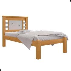 Imagem de Cama de Solteiro Flex Barretos Com Colchão Naturalle Off White - CasaH