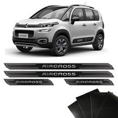 Imagem de Kit Soleira Diamante Aircross 2016/19 Com Protetor De Porta