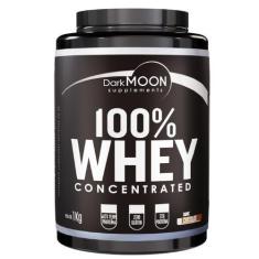 Imagem de 100% Whey Protein Sabor Chocolate Pote 1Kg - Darkmoon - Dark Moon Supl