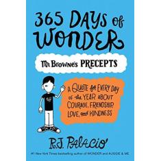 Imagem de 365 Days of Wonder: Mr. Browne's Precepts - R. J. Palacio - 9780399559181
