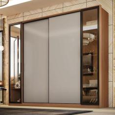 Imagem de Guarda Roupa Casal Ambiente Laredo Amêndola Touch Nude Prime Flex Com