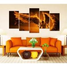Imagem de Quadro Decorativo 129x63 Sala Quarto Arte Anjo