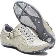 Imagem de Sapato Tenis Casual Feminino Bmbrasil 221/01 Creme