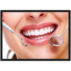 Imagem de Quadro Decorativo Profissão Dentista Odontologia Implante Dentes Consu