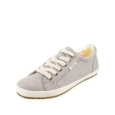 Imagem de Taos Tênis feminino Star – estilo icônico com design de lona para aventuras diárias – cadarço de ajuste personalizado e palmilha removível premium com suporte de arco para conforto o dia todo, Lona