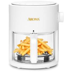 Imagem de Fritadeira Elétrica Air Fryer com Cesto 3 Litros de Vidro com Tecnolodia 360 Crisp, 110V 900W, Aroma, Branca