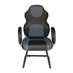Imagem de Cadeira Gamer Interlocutor Linha Gamer Racing Cinza