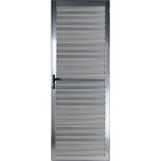 Imagem de Porta palheta 2,10x60 lado DIREITO no alumínio brilhante