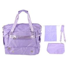 Imagem de Bolsa de Ginástica Esportiva Feminina, Vários Bolsos Grande Bolsa para Tapete de Ioga, Bolsa de Viagem de Treino à Prova D'água de Grande Capacidade Com Porta de Carregamento USB