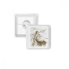 Imagem de The Great Wall China Landmark Sketch teclado mecânico PBT kit de atualização para jogos