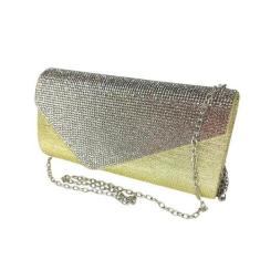 Imagem de Bolsa clutch feminina festa brilho bolsinha madrinha premium - glamour
