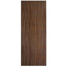 Imagem de Kit com 3 Folhas de Porta Madeira Decorada 210x60cm Espessura 3,5cm Cantareira Mgm Carvalho Quebec