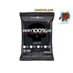 Imagem de Kit 3X Whey Protein Baunilha, Morango E Chocolate 900G Black Skull