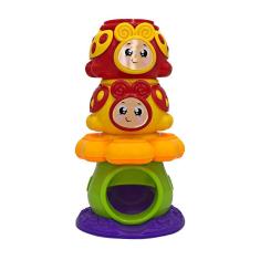 Imagem de Torre Joaninha Com Bolinha Chocalho Estimulo Sensorial Bebês
