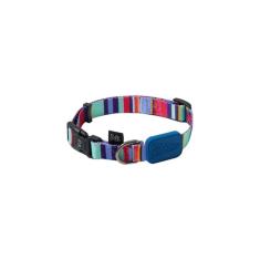 Imagem de Coleira Ajustável para Cães Raios e Listras Azul - M