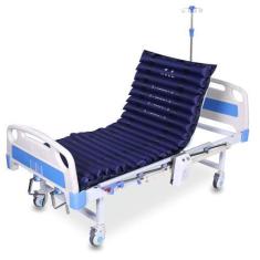 Imagem de Cama Hospitalar Manual Luxo Aço Resistente 120Kg + Colchão - Dansong +