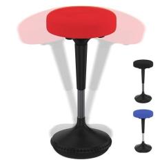 Imagem de Banqueta oscilante, mesa de pé, assento flexível ajustável, banco ergonômico para escritório, bancos oscilantes para sala de aula, cadeiras de balanço ativas para TDAH