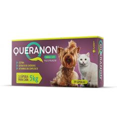 Imagem de Suplemento Vitamínico Queranon Small Size Para Cães E Gatos 30 Caps