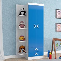 Imagem de Guarda Roupa Infantil Arm rio Roupeiro Quarto 2 Portas 2 Gave