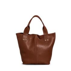 Imagem de Bolsa Feminina Saco Couro Ombro Botões Estilo Clássica - Mila Marques,