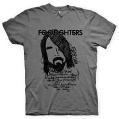 Imagem de Camiseta Foo Fighters Chumbo e  em Silk 100% Algodão