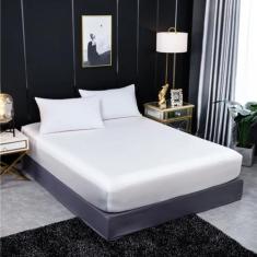 Imagem de Jogo Lençol Casal 3 Peças Cama Box 30cm Tecido Pelitizado 260 Fios - B