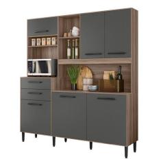 Imagem de Cozinha Compacta Nicioli Salsa 6 Portas 2 Gavetas