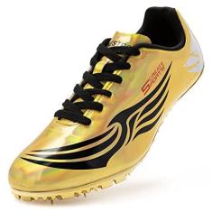 Imagem de Tênis esportivo de corrida profissional para corrida e atletismo.., Dourado, 38