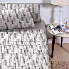 Imagem de Jogo De Cama Solteiro 3 Peças 200 Fios Microtec