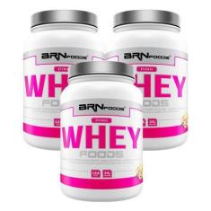 Imagem de Kit - 3X Pink Whey 900G - Brn Foods