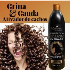 Imagem de Ativador De Cachos  Crina E Cauda  Cabelo Forte 500ml  Maycrene