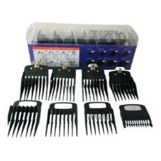Imagem de Kit 8 Pente Clipper Corte + Porta Pente Acrílico - PENTES