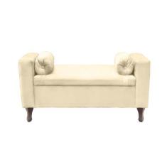 Imagem de Recamier Baú Félix 140cm Suede Bege - Bandiera Decor