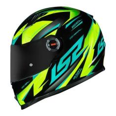 Imagem de Capacete LS2 FF358 Draze Amarelo e Verde Brilhante Masculino e Feminin
