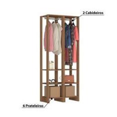 Imagem de Estante Closet Yes 80cm com 2 Cabideiros - Montana