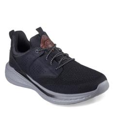 Imagem de Skechers Masculino, ajuste relaxado: Slade – Tênis Breyer, Preto, 39
