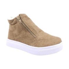 Imagem de Tênis Botinha Feminino Zíper Lateral Cano Baixo-Feminino