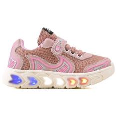 Imagem de Tenis Infantil De Led Casual Jogger Meninas Escolar Basico - LIGHT, 22
