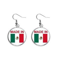 Imagem de Brinco de prata com pingente feito no México Country Love Ear Pendente joia feminina