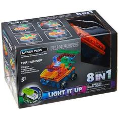 Imagem de Laser Pegs Blocos De Montar Runners Carro Runners 8 Em 1 Colorido
