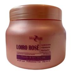 Imagem de Mascara Matizadora Loiro Rosê Mairibel 250g