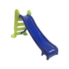 Imagem de Escorregador Infantil Plástico - Médio 3 Degraus Azul com Verde