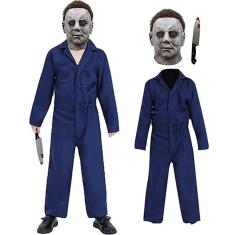 Imagem de Fantasia Kuberas Halloween Michael Myers Kids com máscara e brinquedo
