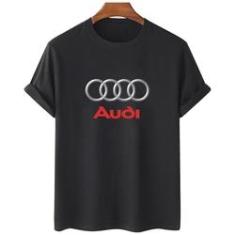 Imagem de Camiseta feminina algodao Audi Logo marca De Carro Alemã
