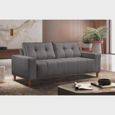 Imagem de Sofá 3 Lugares Veludo 190cm com Molas Beny