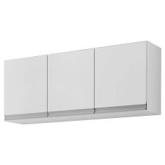 Imagem de Armário Aéreo De Cozinha 3 Portas 120Cm Andréia Branco