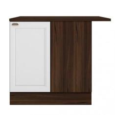 Imagem de Balcão Canto Reto 1 Porta Unna Poliman